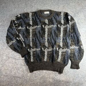 Vintage Michael Jordan by Lowell Dreyfus Y2K Sweater Mens XL Wool Multicolor